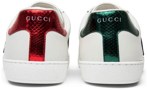 gucci ace black snake|Gucci ace embroidered snake.